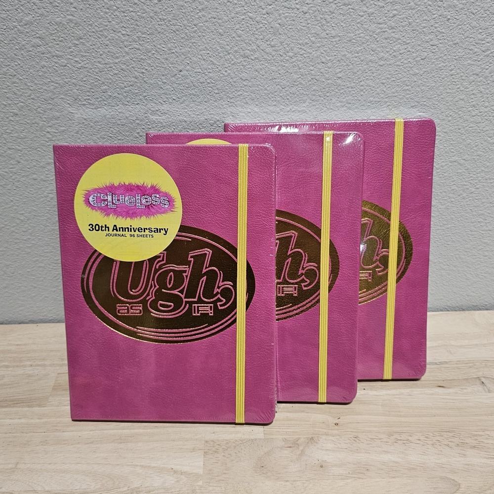 Three Target Exclusive Clueless 30th Anniversary Ugh As If Pink Gold Journals